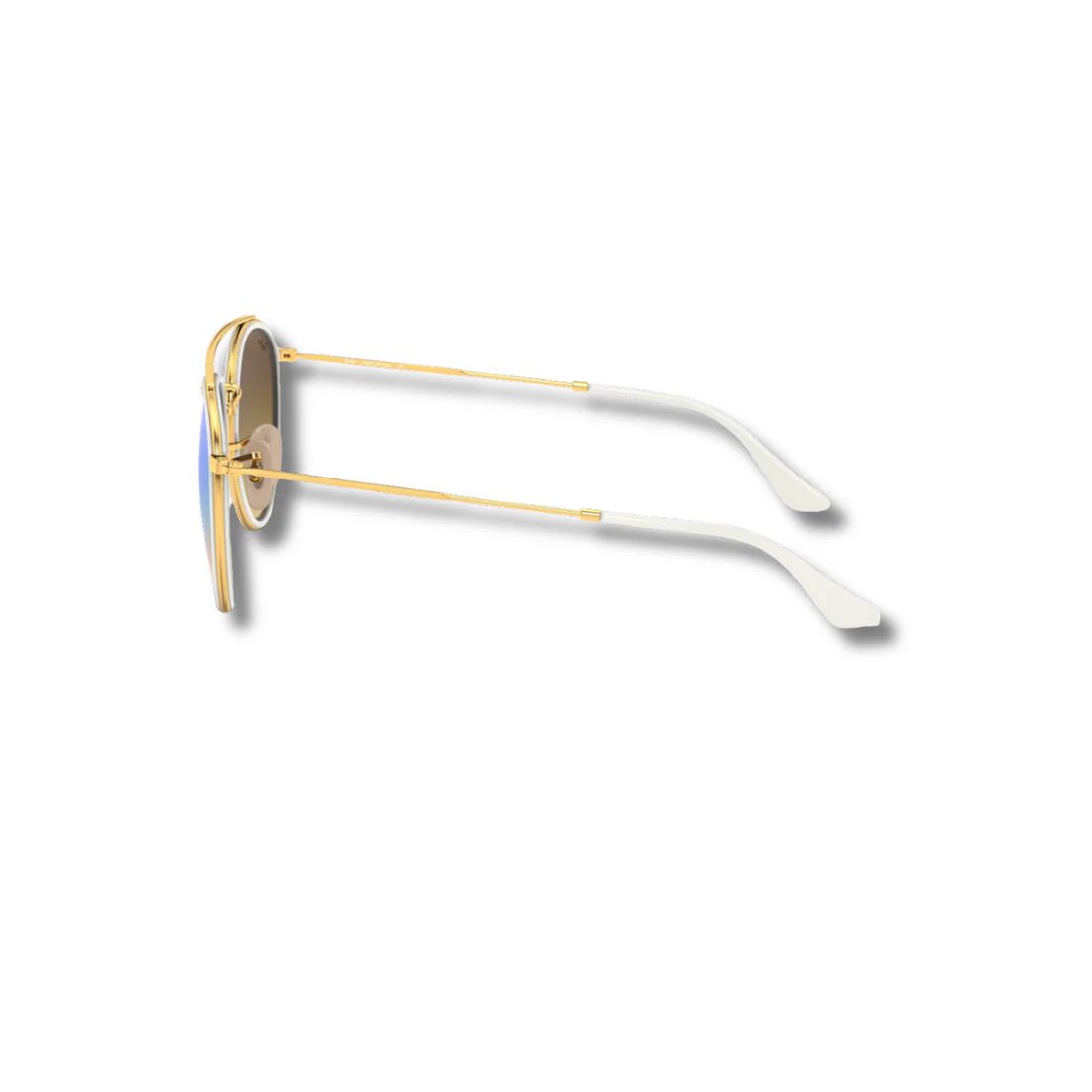 Lentes de Sol RB Round Double Bridge Flash Blue