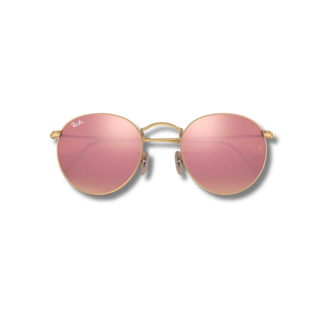 Lentes de Sol  RB Round Metal Rose Flash