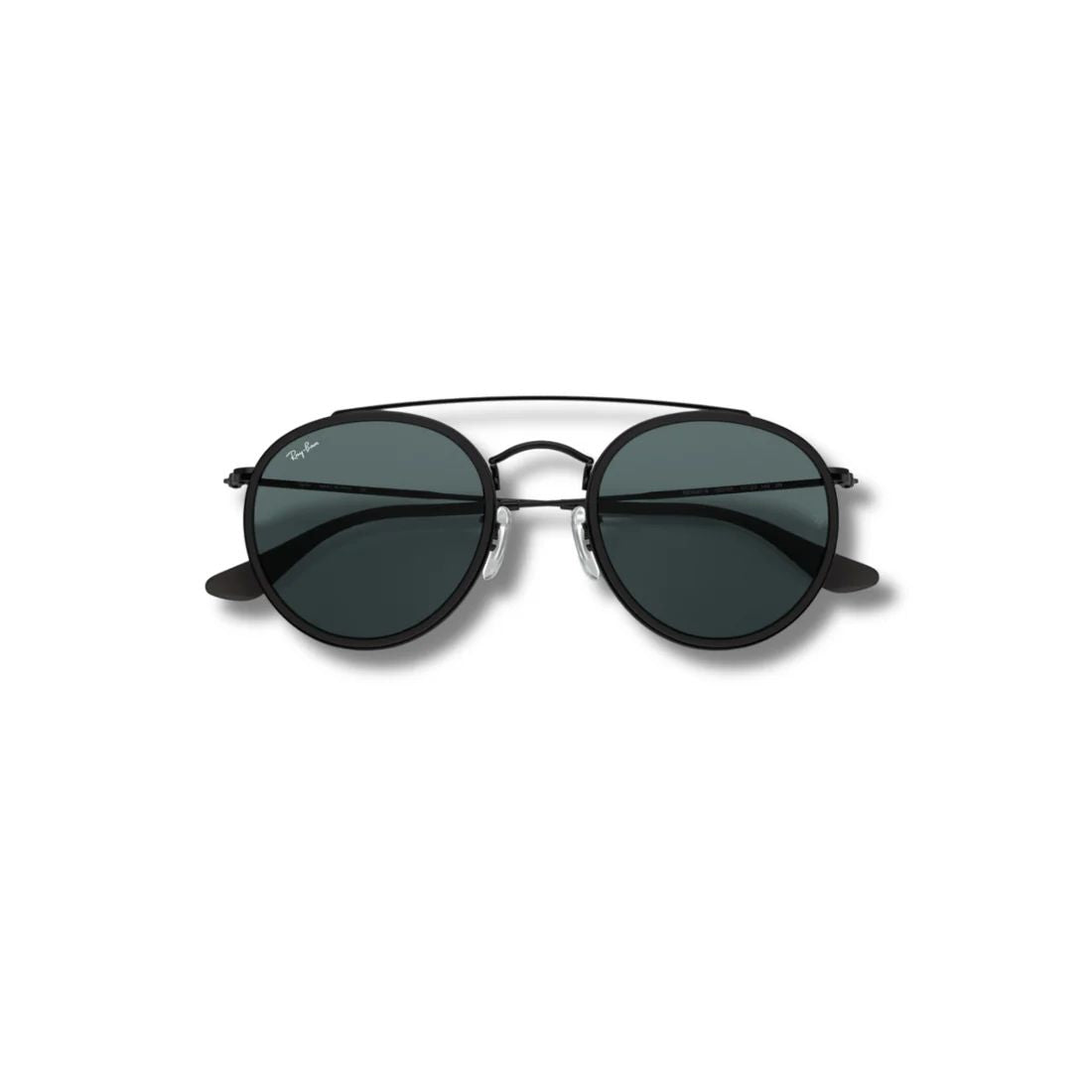 Lentes de Sol RB Round Double Bridge Black
