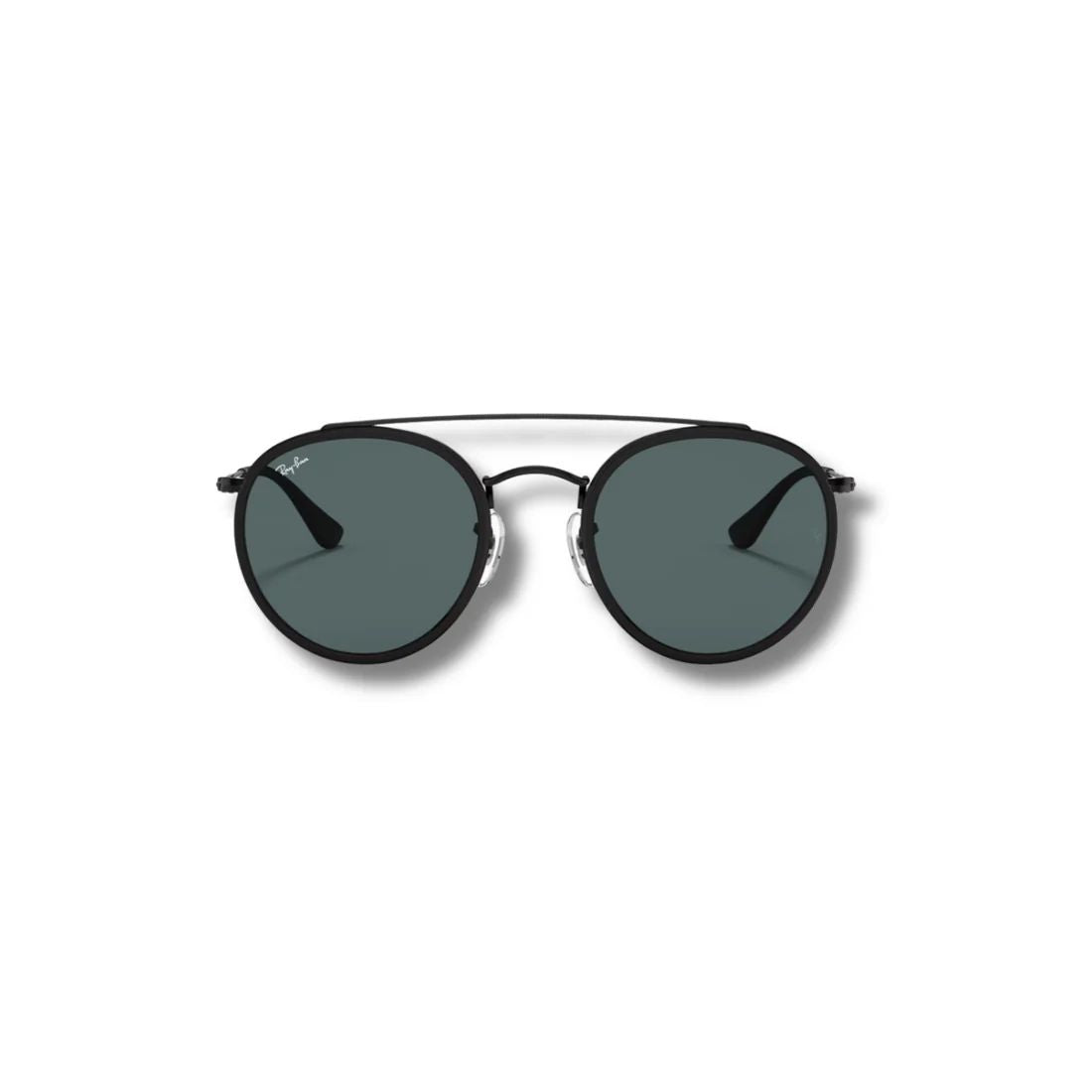 Lentes de Sol RB Round Double Bridge Black