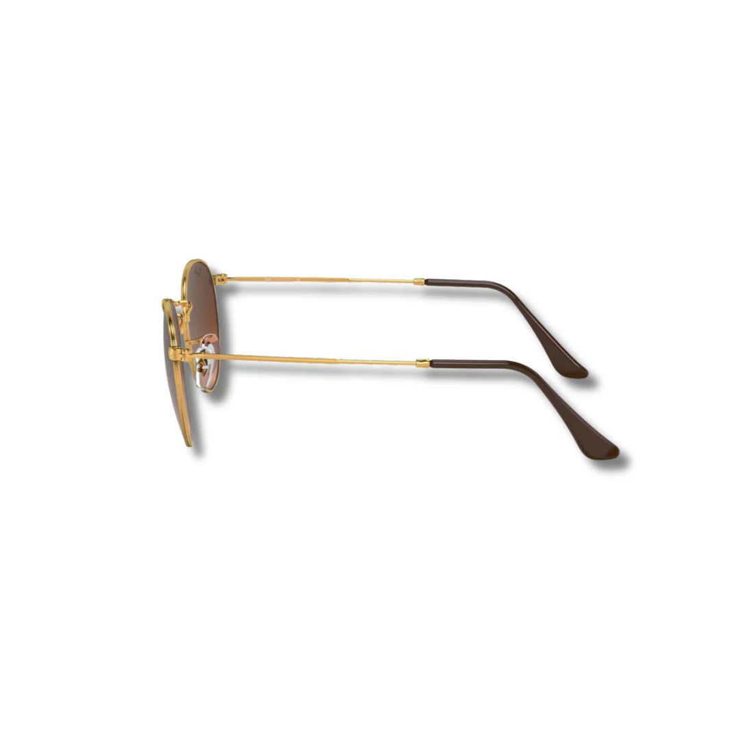 Lentes de Sol RB Round Metal Brown Gradient