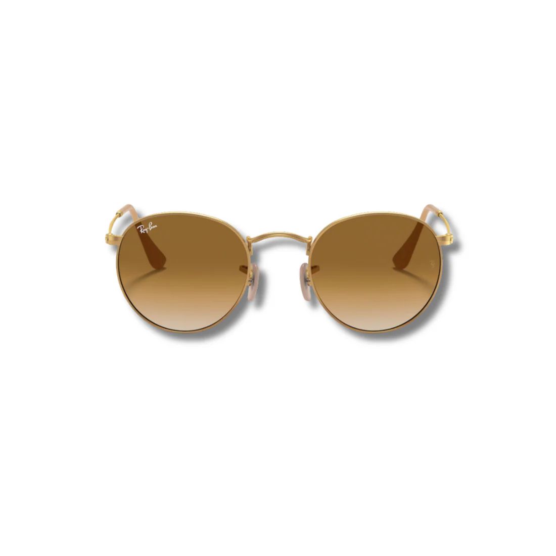 Lentes de Sol RB Round Metal Brown Gradient