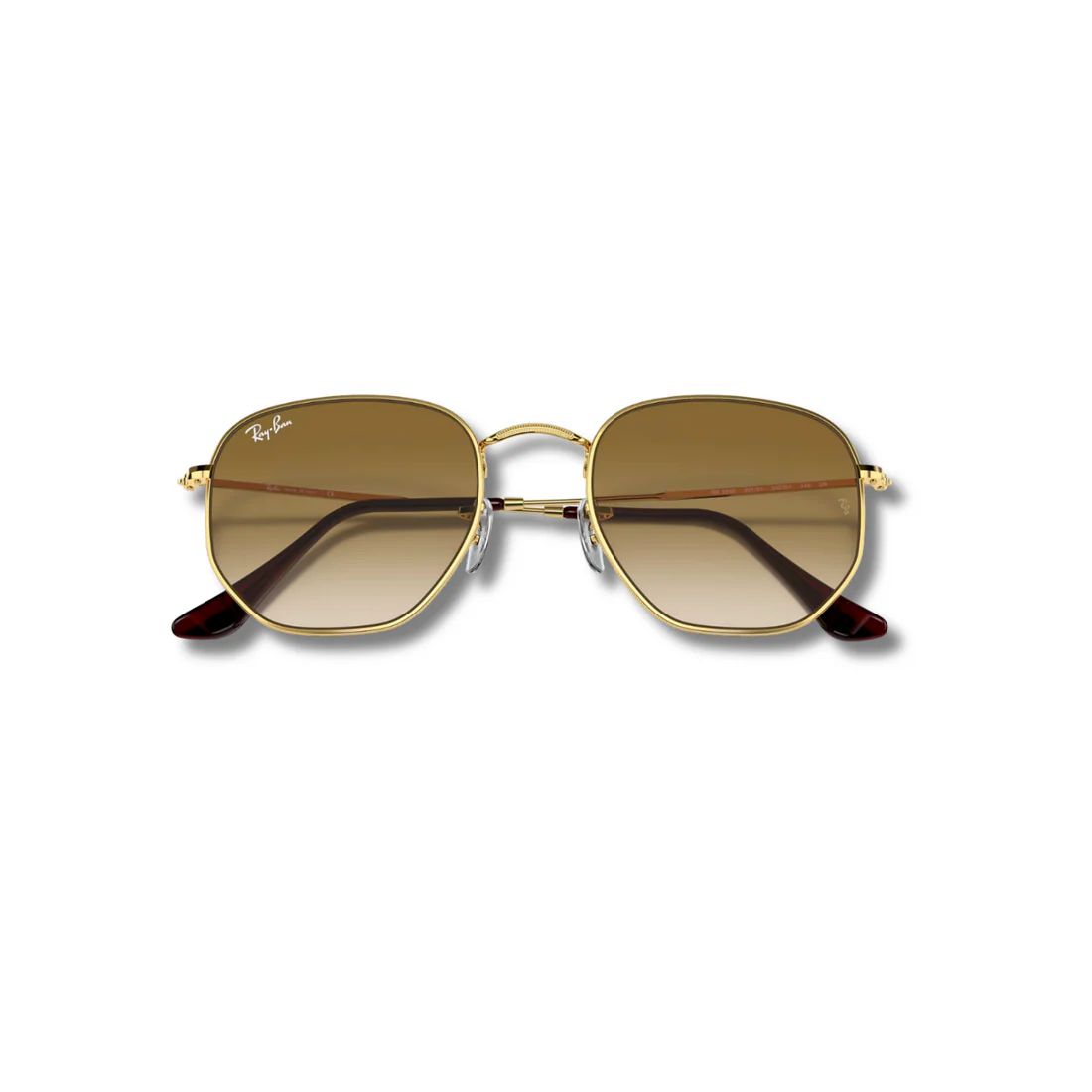 Lentes de Sol RB Hexagonal Brown Gradient