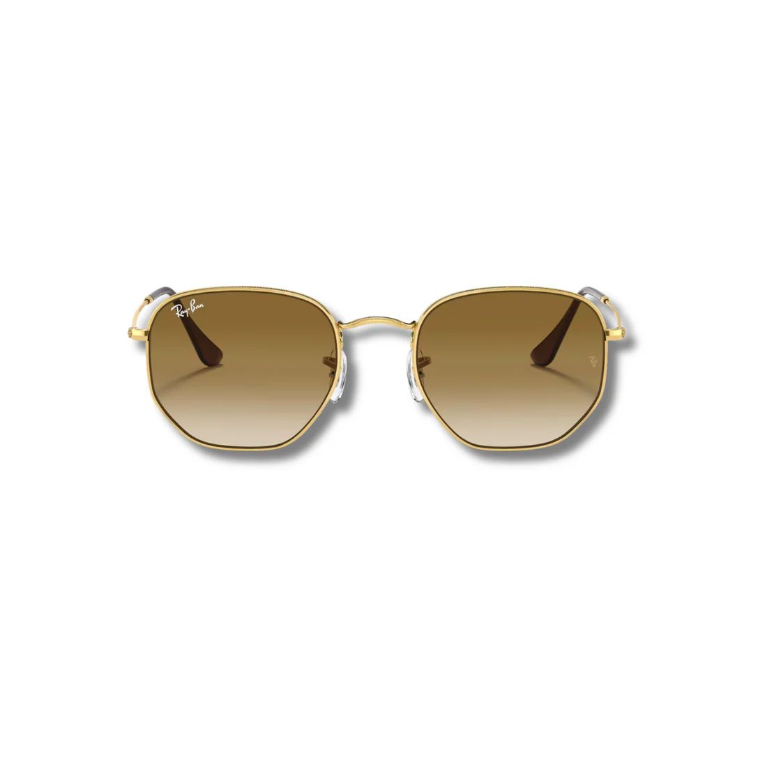 Lentes de Sol RB Hexagonal Brown Gradient