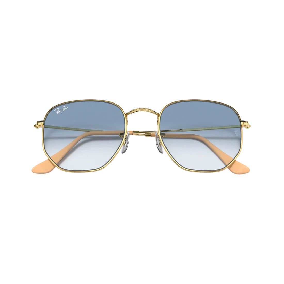 Lentes de Sol RB Hexagonal Blue Gradient