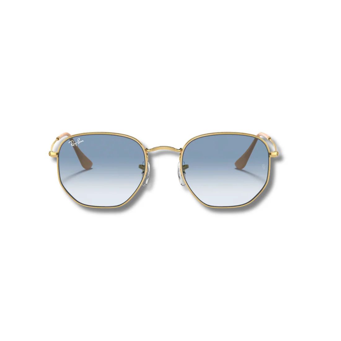 Lentes de Sol RB Hexagonal Blue Gradient