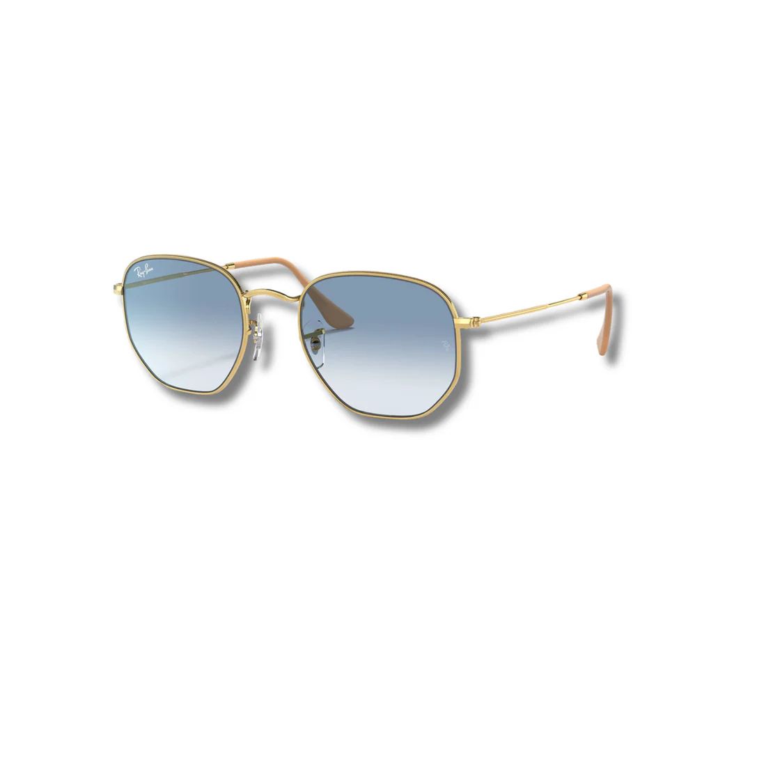 Lentes de Sol RB Hexagonal Blue Gradient