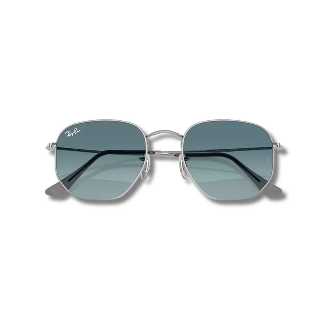 Lentes de Sol RB Hexagonal Blue Silver