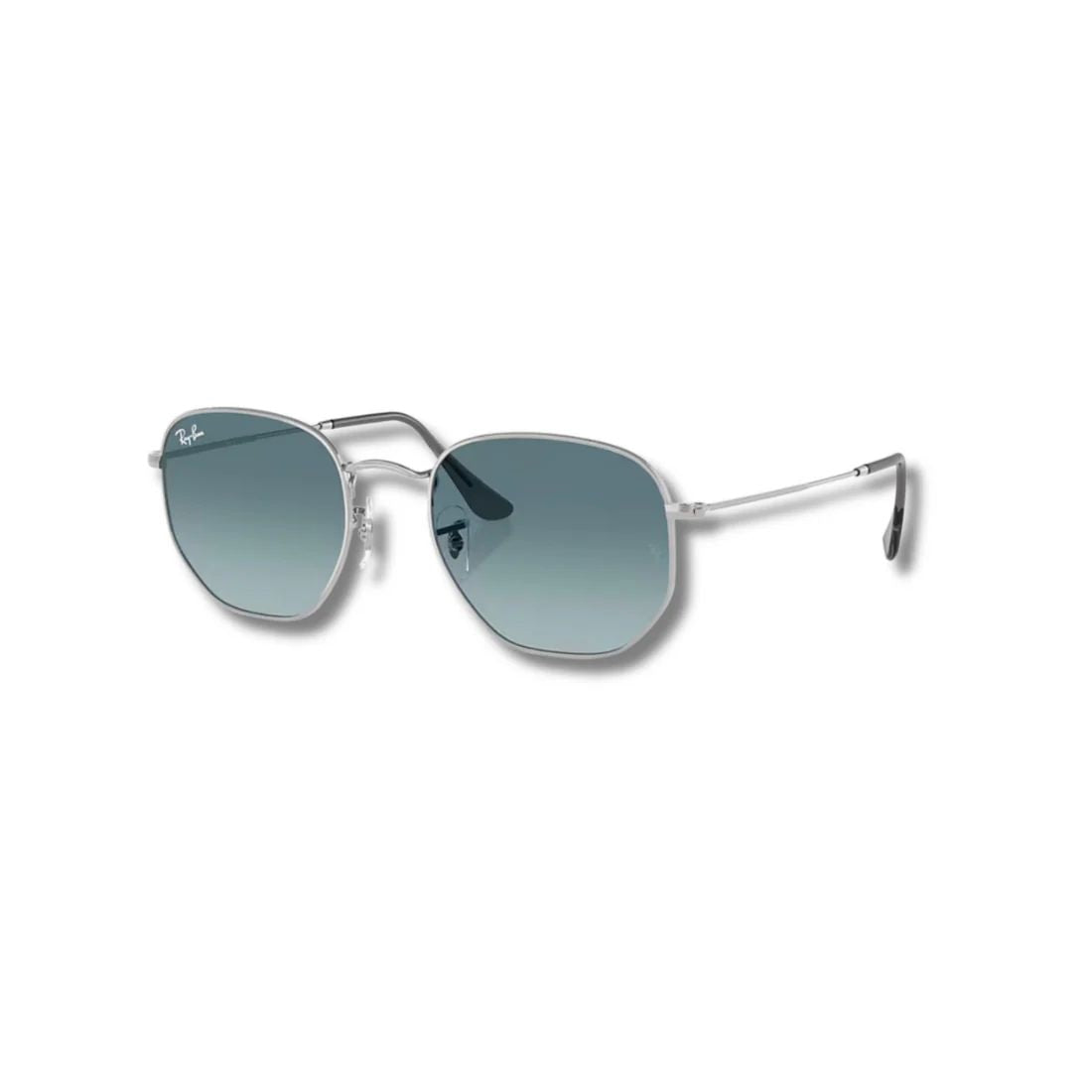 Lentes de Sol RB Hexagonal Blue Silver